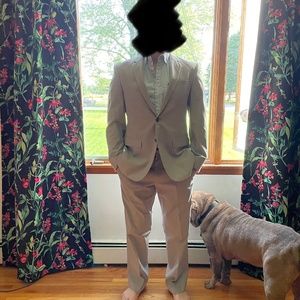 Kenneth Cole Gray Stripe Suit 38S & 32x30